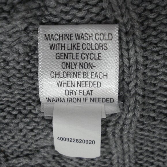Cable Knit Open Sweater Wrap-Around Waist - Picture 9 of 9